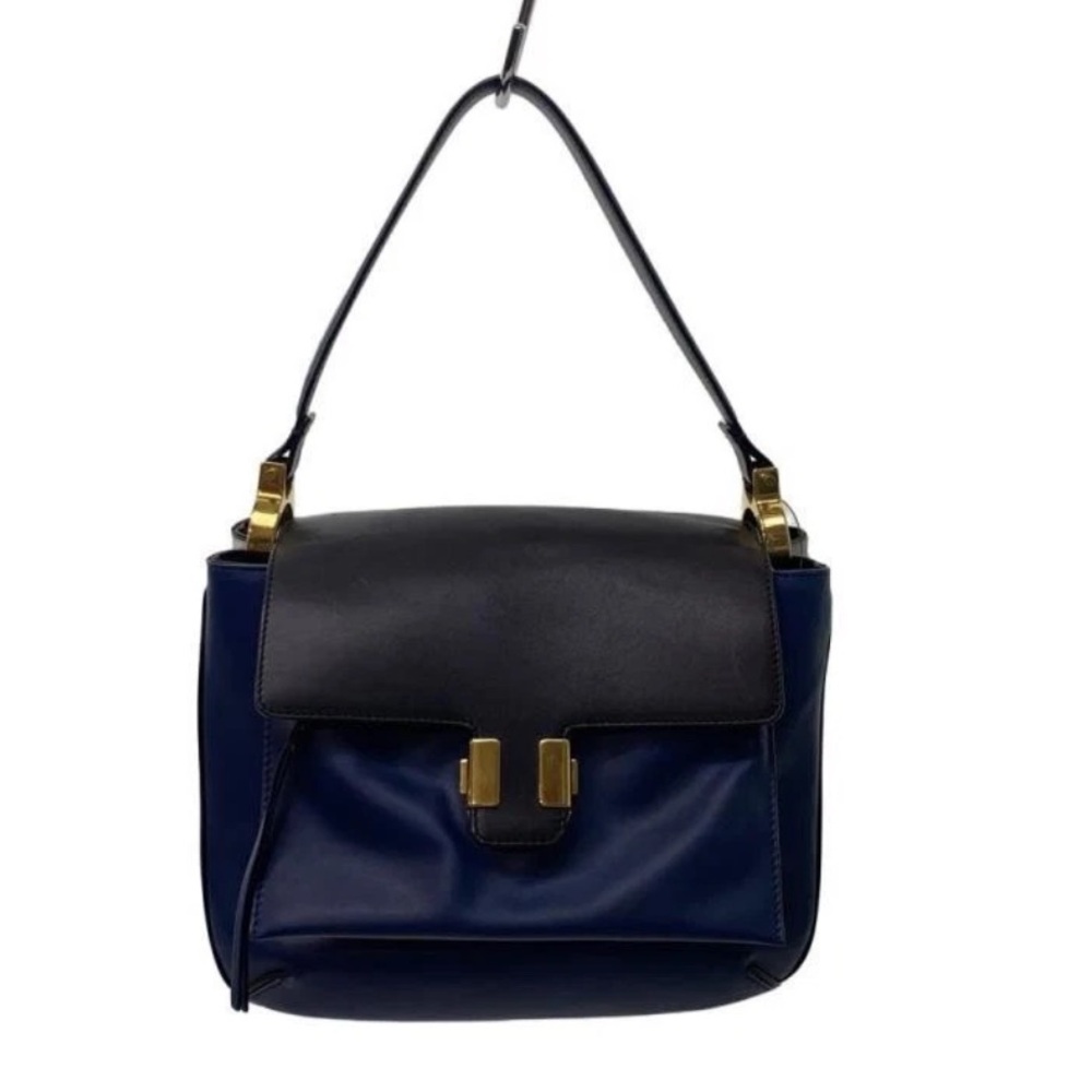 Chloe Black and Navy Shoulder Bag - Picture 1 of 8